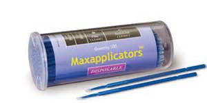 MaxMicro Applicators 1.0mm Super Fine Pack of 100pcs