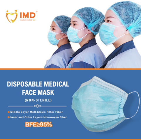 IMD Disposable Medical Face Mask ( Non-Sterile) 1500pcs/Case