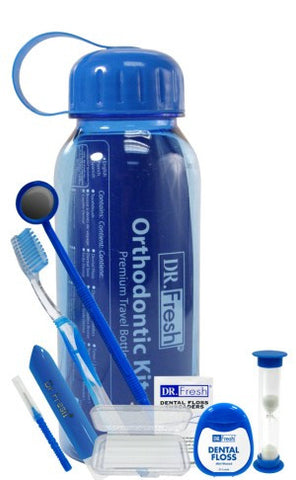 Dr. Fresh Orthodontic Travel Water Bottle - Case of 12