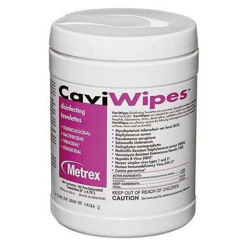 Metrex CaviWipes Standard Tubs 160wipes/Can