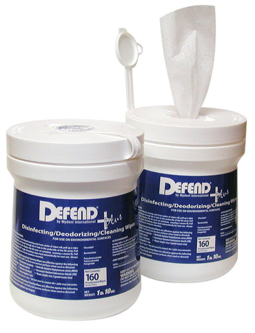 Defend + Plus Disinfecting Wipes 160/Can