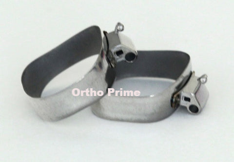 Prewelded 1st Molar Band with Double Tubes, MBT*, 0.022", Non-Convertible, With Cleats