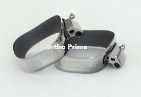 Prewelded 1st Molar Band with Double Tubes, Roth, 0.018", Non-Convertible, With Cleats